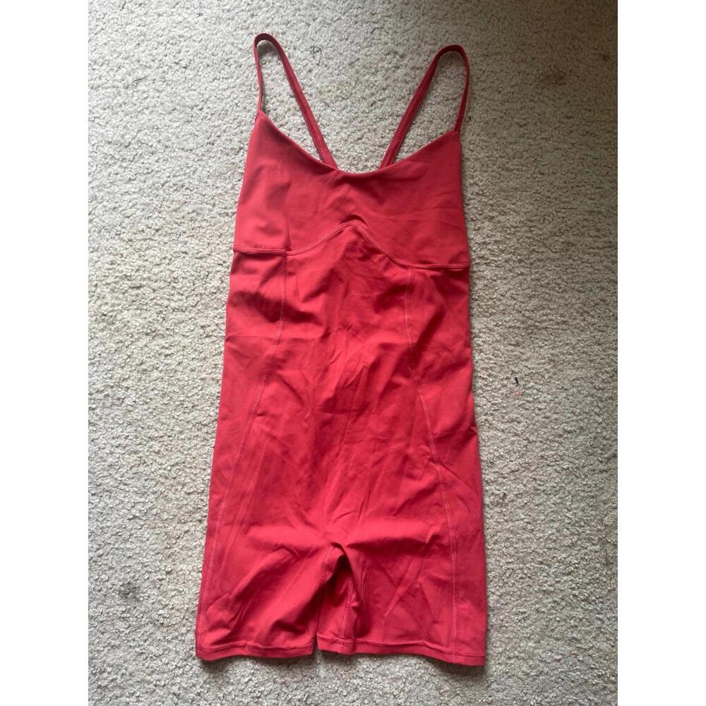 Gymshark Red Strappy One-Piece Unitard